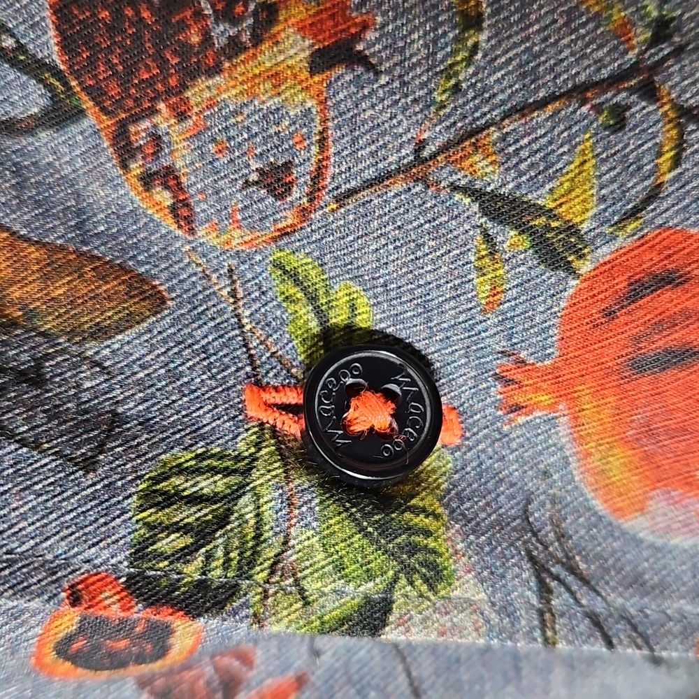 Men's Multicolor MACEOO Floral Button Down Shirt - Picture 4 of 8